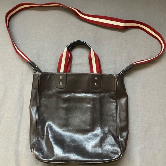 Bally - tote and crossbody messenger bag - Picture 2 of 12